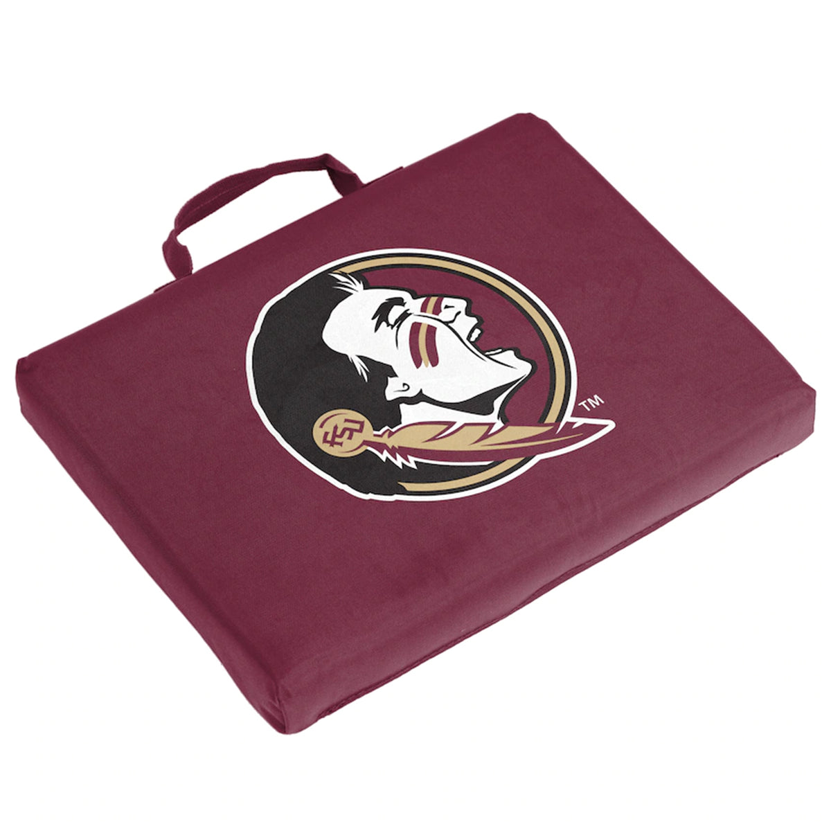 Logo Brand Stadium Cushion with Seminole Head