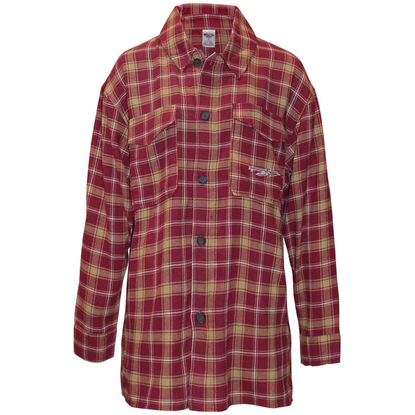 Concepts Sport Women's Spear Logo Flannel Nightshirt - Garnet/Gold Garnet & Gold Concepts Sport Women's Spear Logo Flannel Nightshirt - Garnet/Gold Garnet & Gold