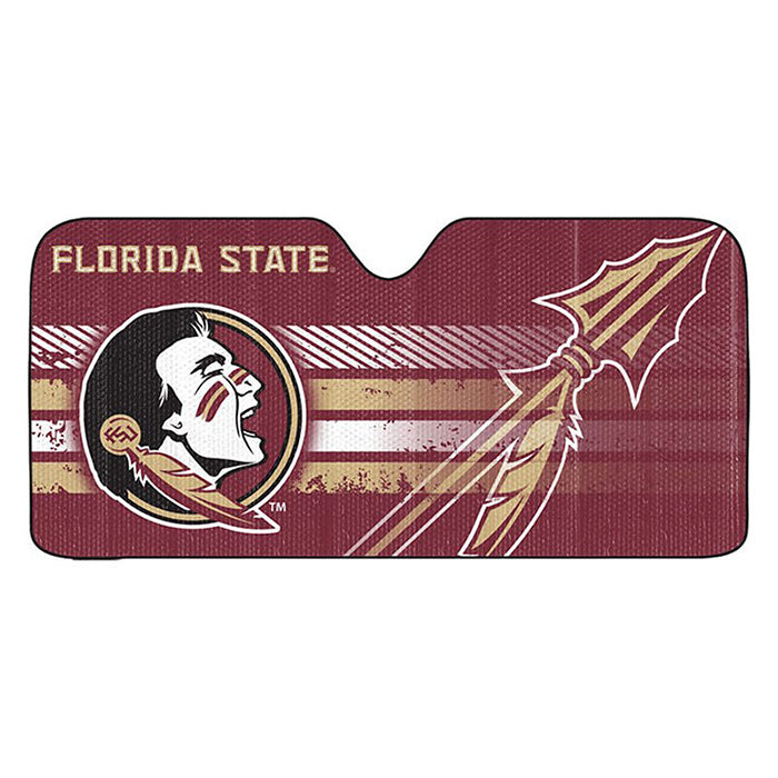 SLS/Fanmats Auto Sunshade with Arrowhead/Seminole Head Design