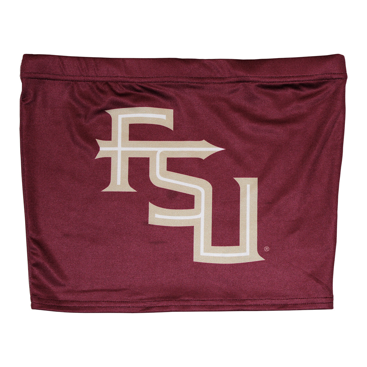ZooZatz Women's Stacked FSU Tube Top - Garnet