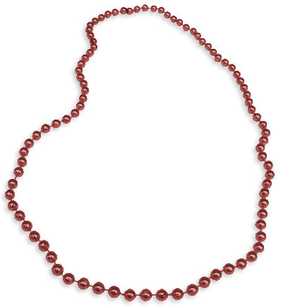 Gameday beads - Metallic Garnet