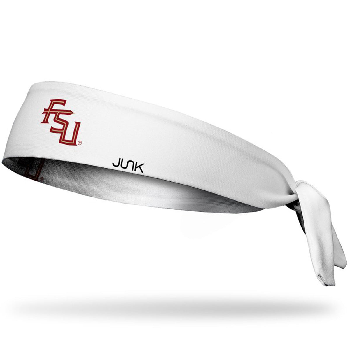 Junk Brands FSU Tie Headband - White