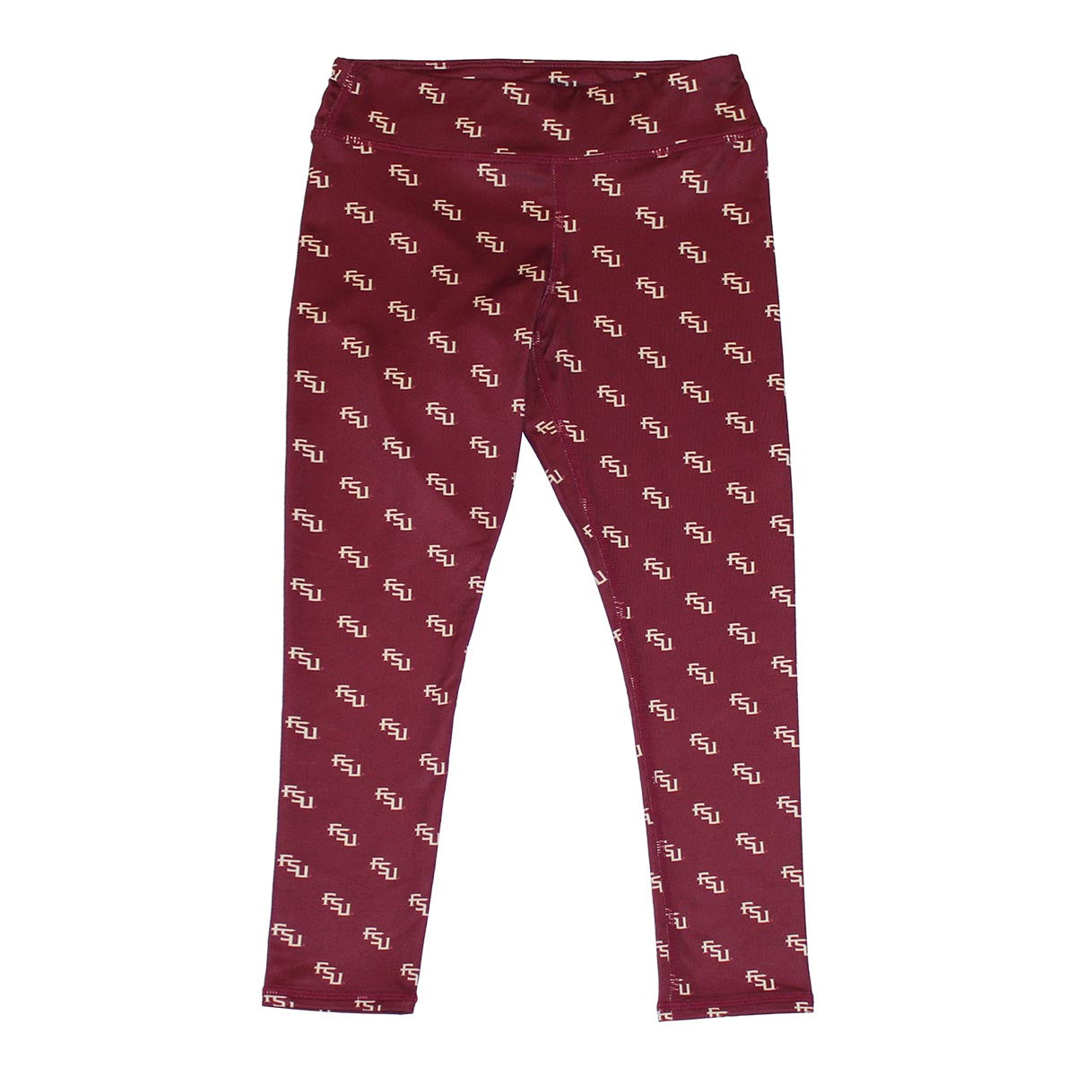 ZooZatz Toddler Girl's Stacked FSU AOP Leggings - Garnet