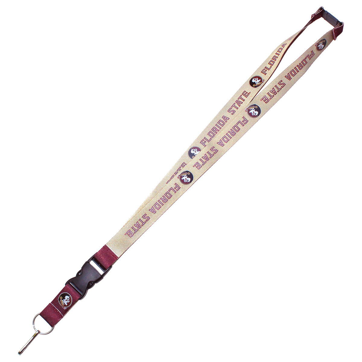 Aminco Florida State Seminoles Reversible Lanyard - Garnet/Gold