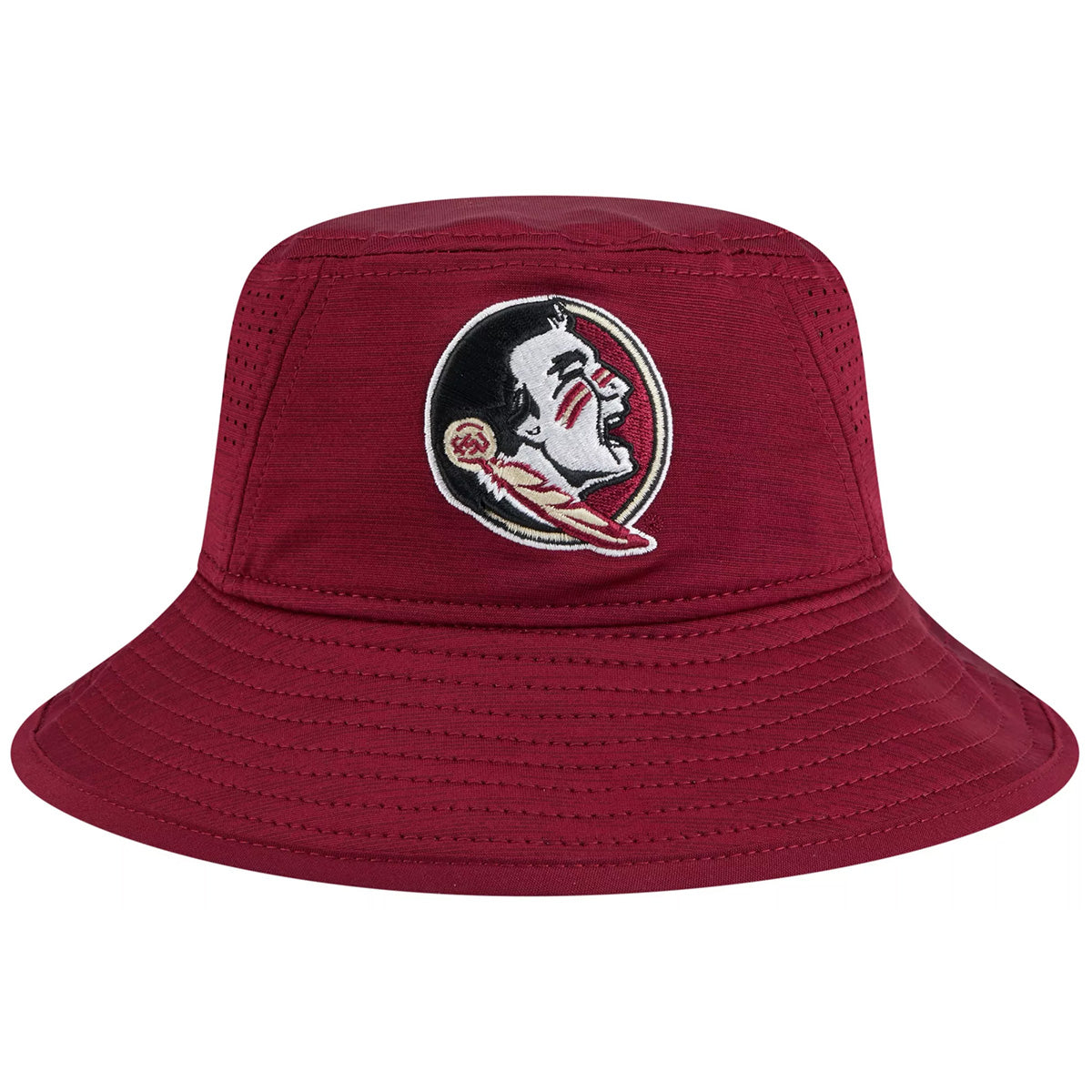 New Era Men's Seminole Logo Bucket Hat - Garnet