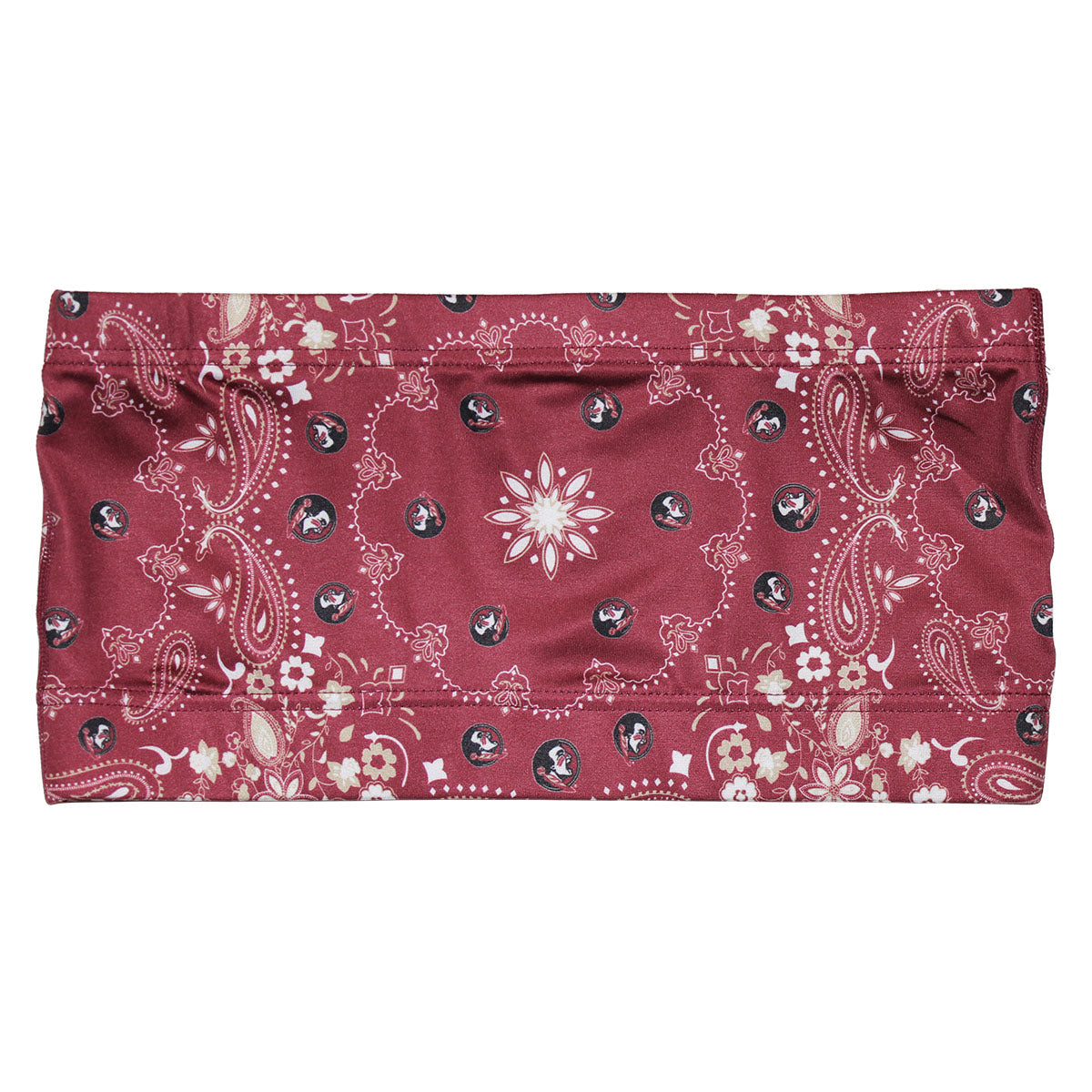 Women's Seminole Logo Paisley Design Bandeau