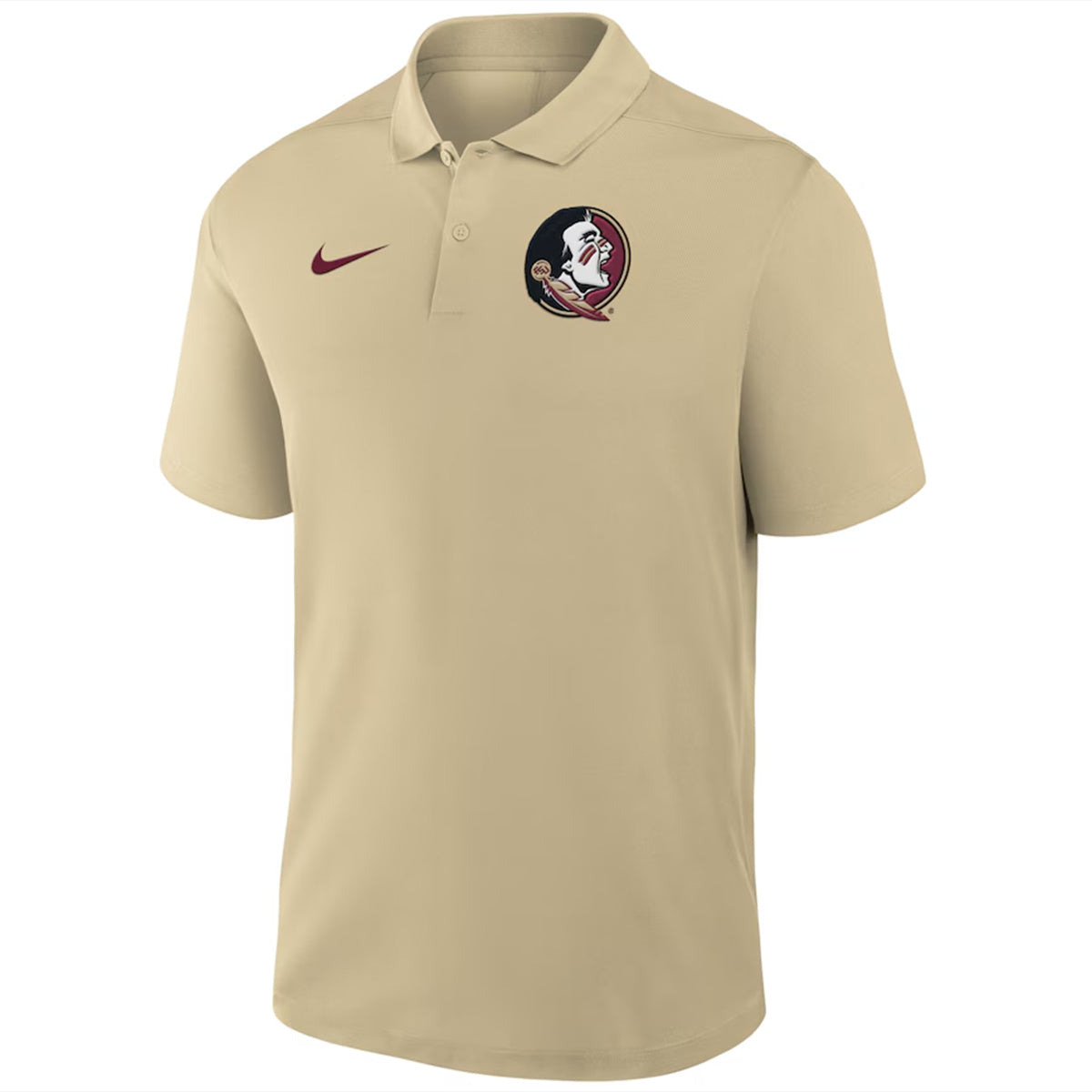 Nike Men's Seminole Logo Victory Polo - Vegas Gold