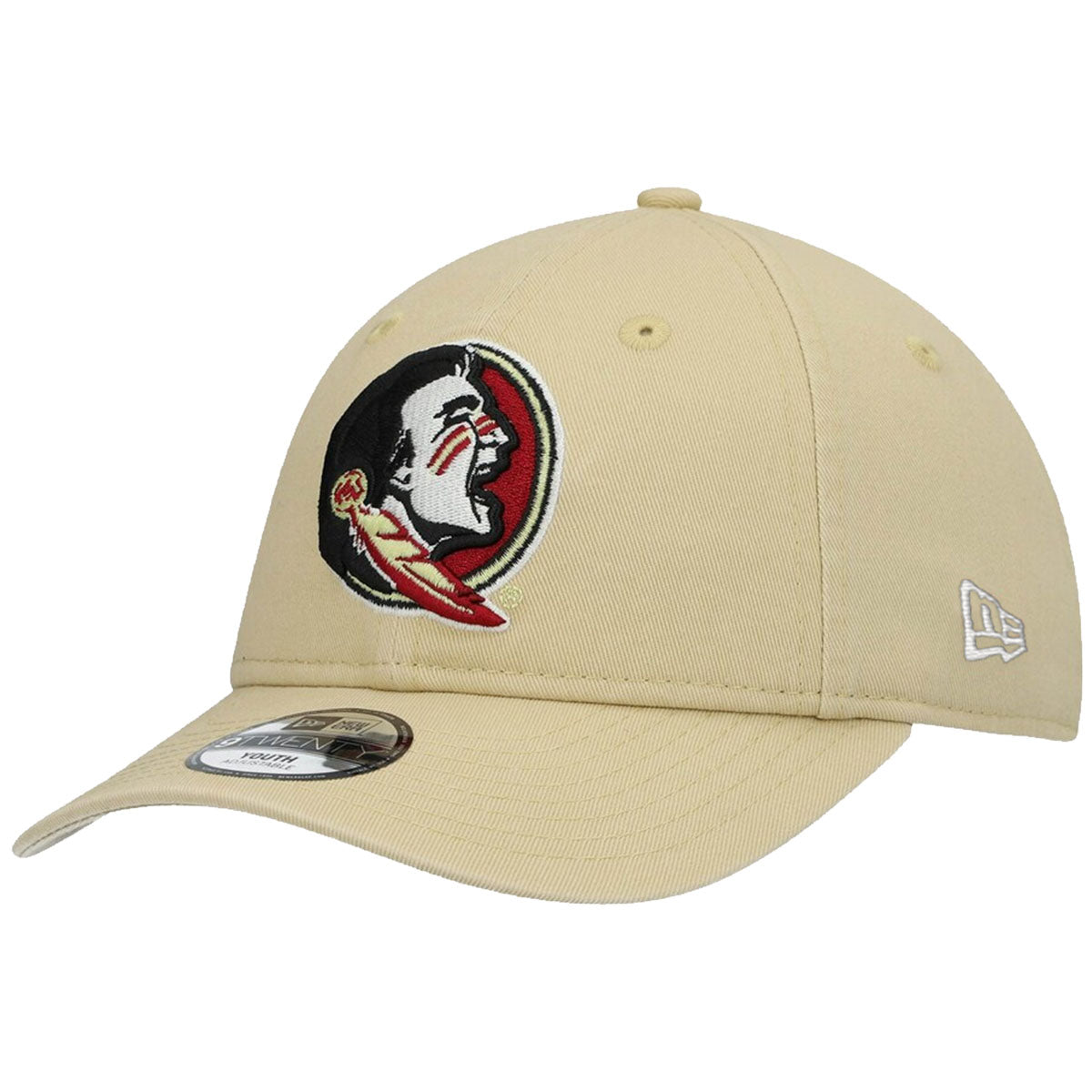 New Era 920 Youth Seminole Logo Adjustable Twill Cap - Vegas Gold