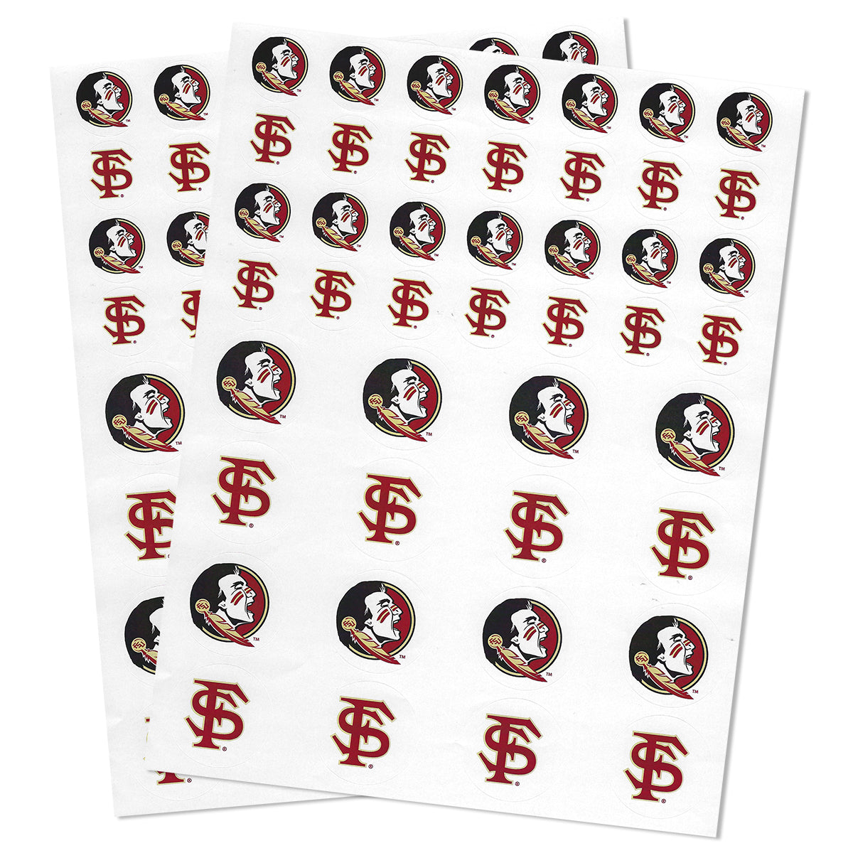 The Fanatic Group Florida State 2pk Sticker Sheets – Garnet & Gold