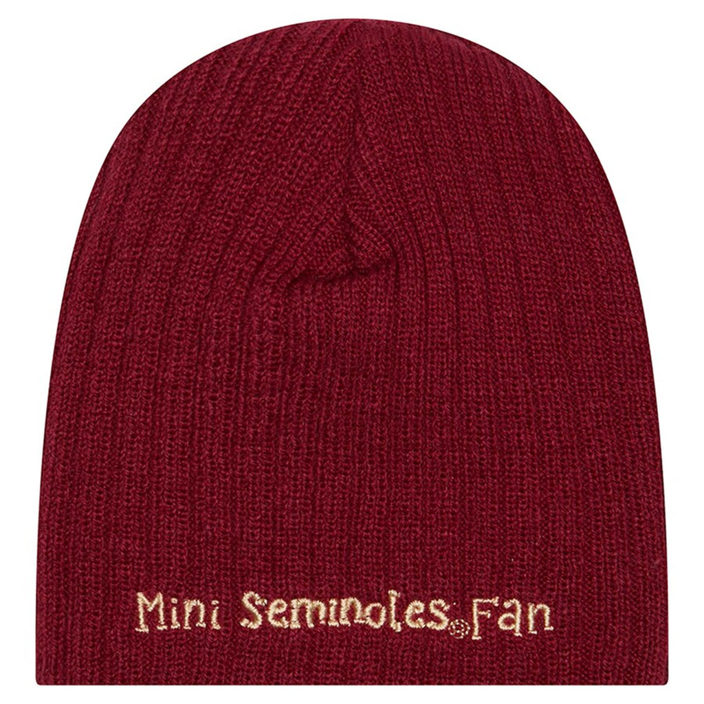 New Era Infant Seminole Logo Knit Cap - Garnet