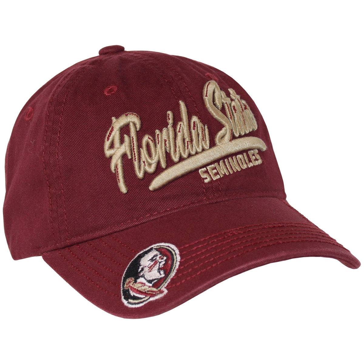 Zephyr Women's Florida State Seminoles/Seminole Logo Adjustable Cap - Garnet