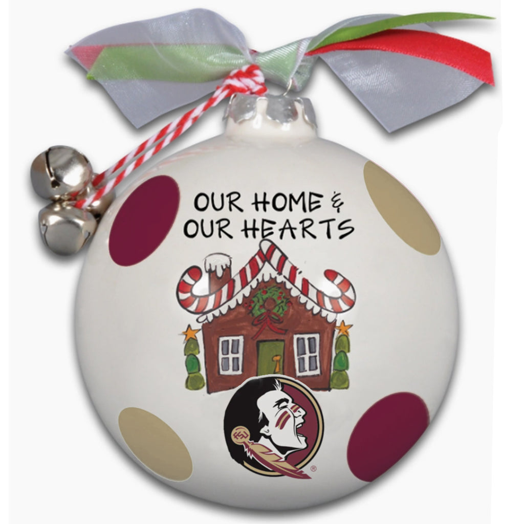 Magnolia Lane Seminole Head Gingerbread House Ornament
