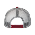 Homefield Vault Seminole Logo Adjustable Flat Bill Snapback Trucker Cap - Crimson/White