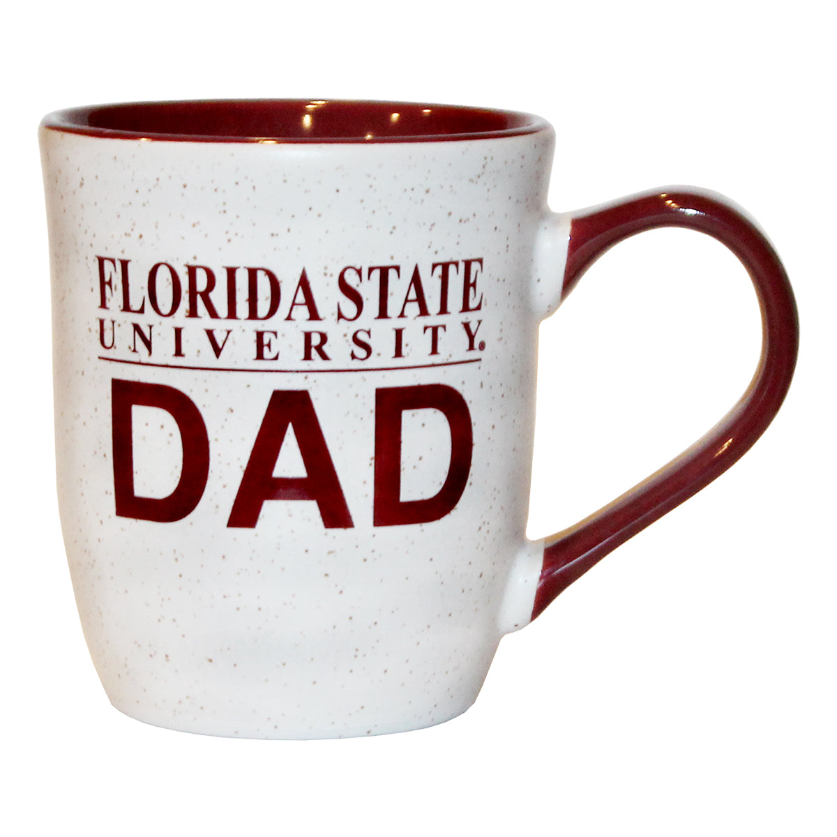RFSJ Florida State University Dad 16oz Granite Ceramic Mug - White/Garnet