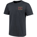 Image One Adult/Unisex Vault Bowden 93 Champs Design Short Sleeve T-shirt - Graphite Heather