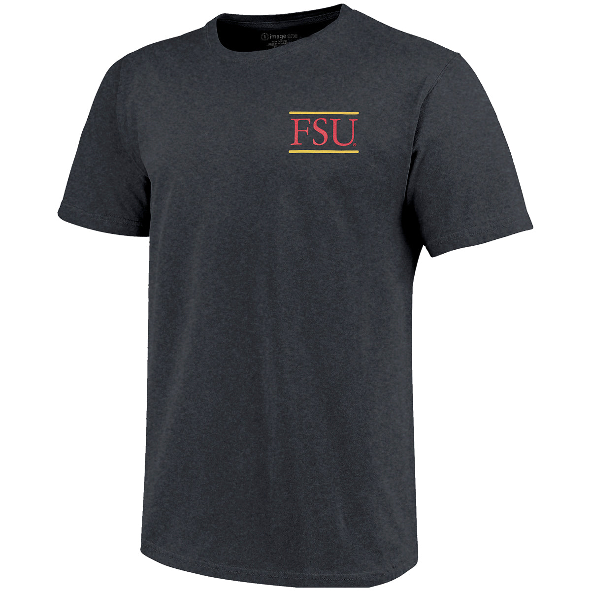 Image One Adult/Unisex Vault Bowden 93 Champs Design Short Sleeve T-shirt - Graphite Heather
