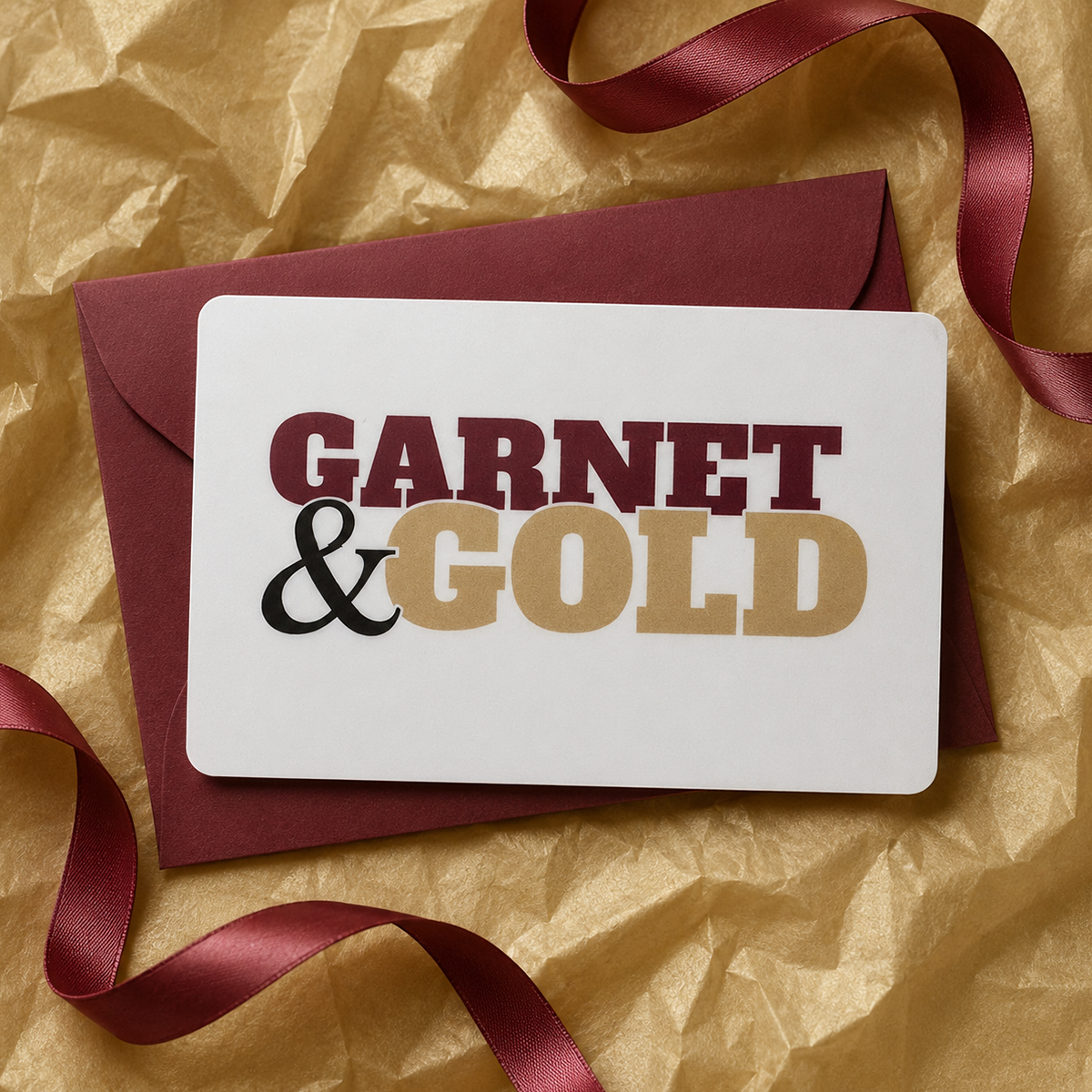 GARNET AND GOLD VIRTUAL GIFT CARD