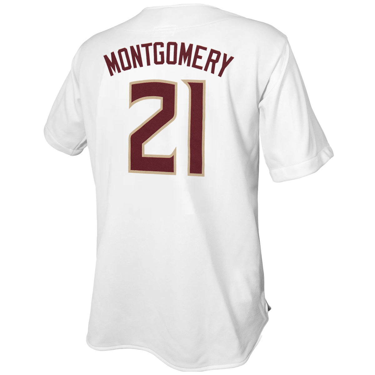 Retro Brand Carson Montgomery #21 Baseball Jersey - White – Garnet & Gold