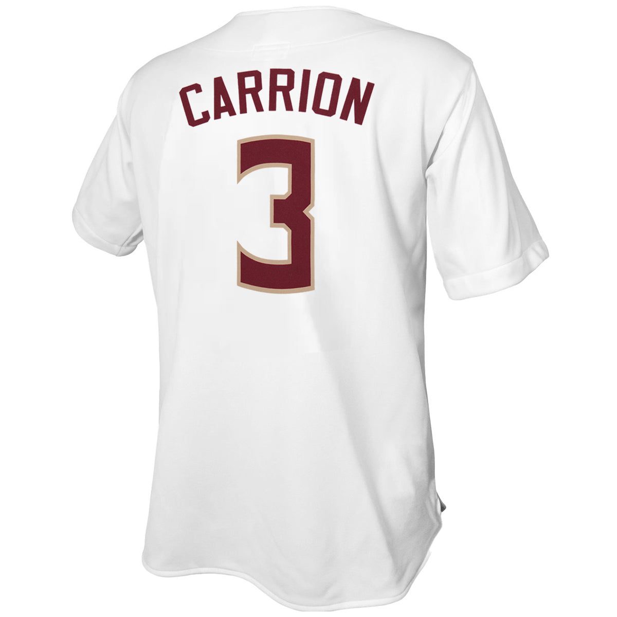 Retro Brand Jordan Carrion #3 Baseball Jersey - White – Garnet & Gold
